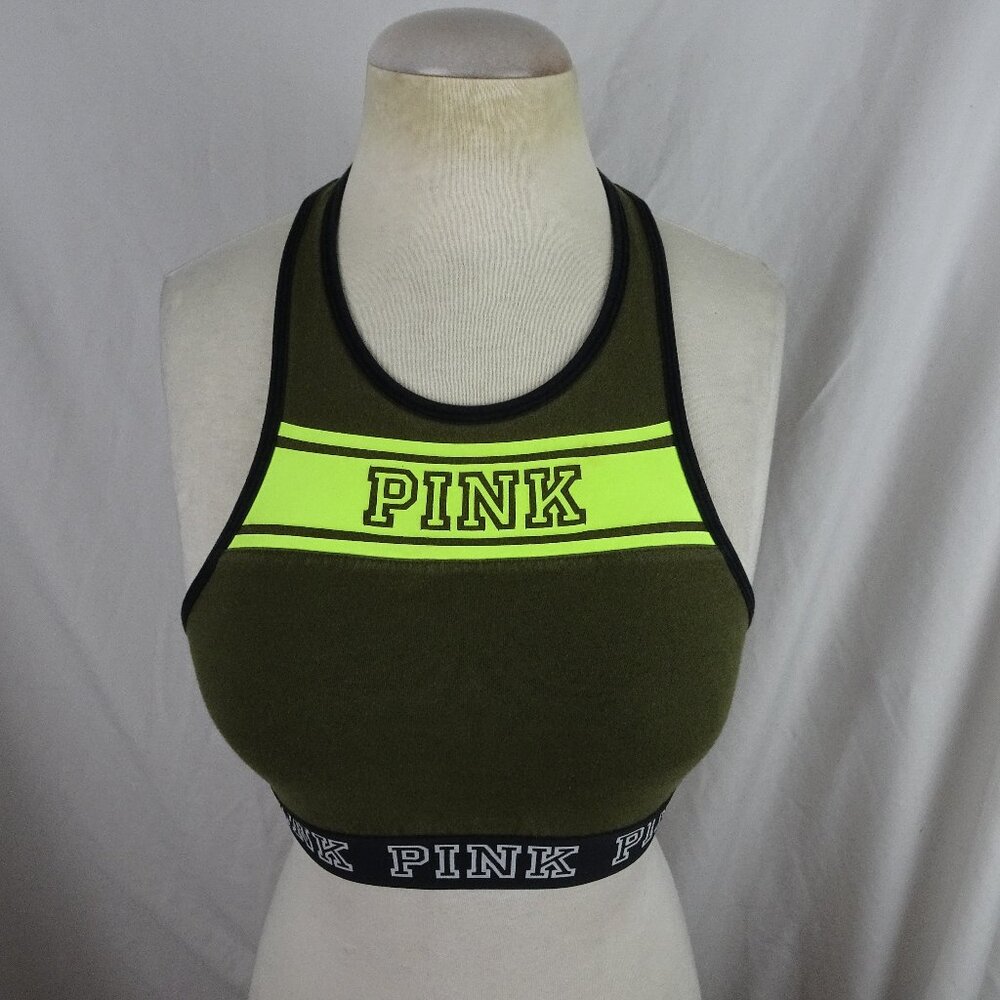 Victoria's Secret PINK Racerback Sport Bra Top Size S